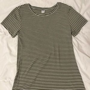 old navy striped ribbed shirt